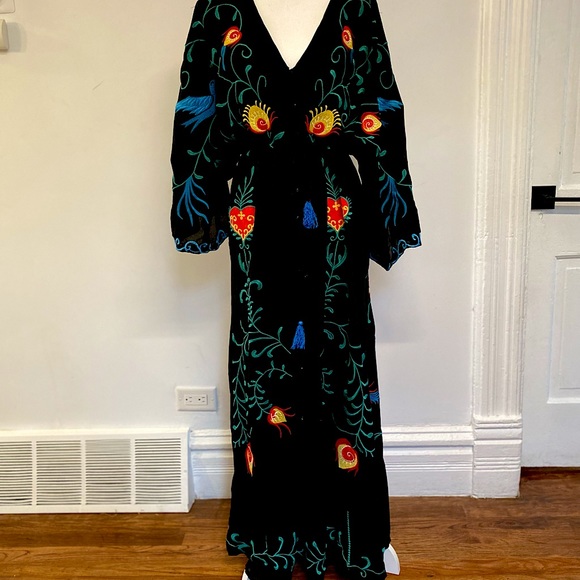 Handmade Boho Maxi Dress - One of a kind. Never before worn - Picture 1 of 3